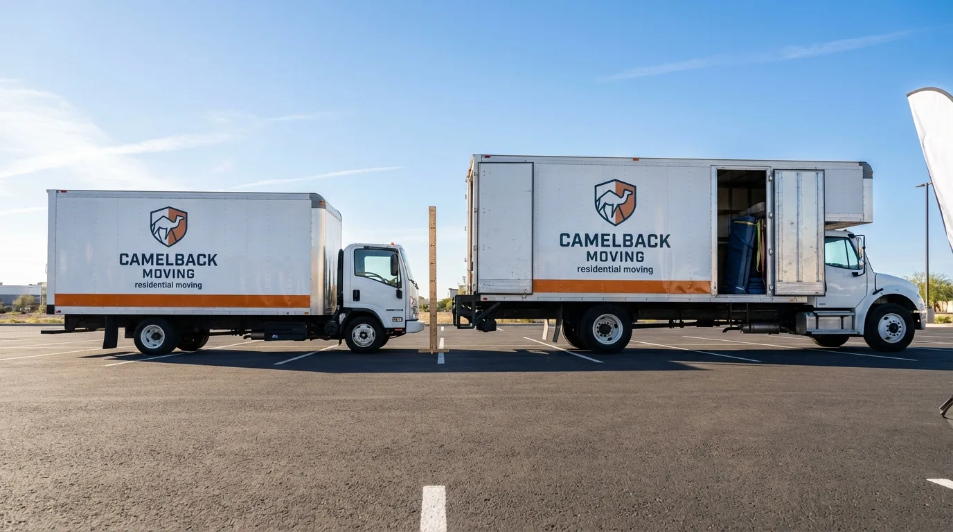 Moving truck size capacity guide in Wofford Heights